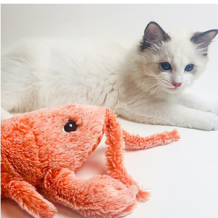 Lobster Funny Cat Plush Pets Toy